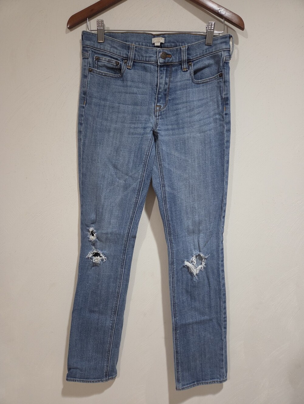 J Crew Stretch Denim Skinny Jeans Size 27